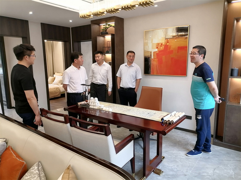 遼源市工商聯合會到華廈地產公司調研指導工作